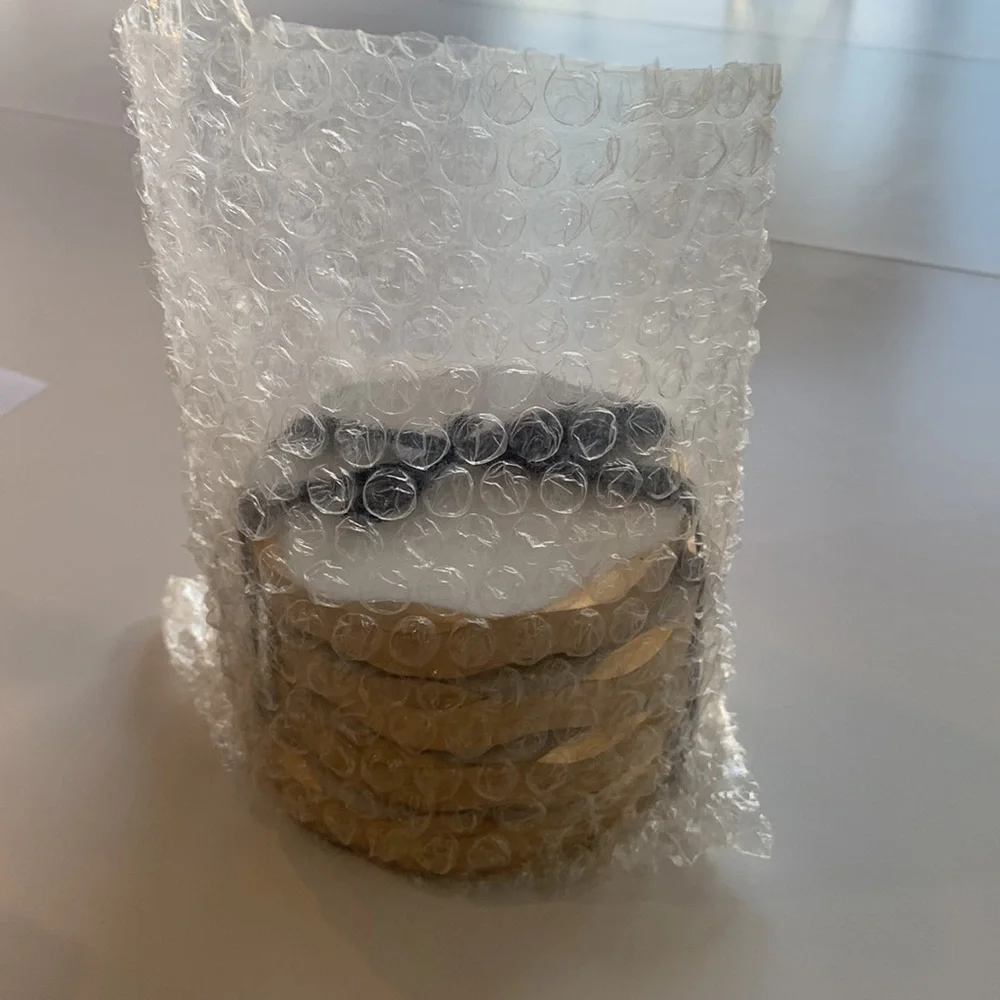 NWT JAMES SCOTT MARBLE COASTERS. SET OF 4.